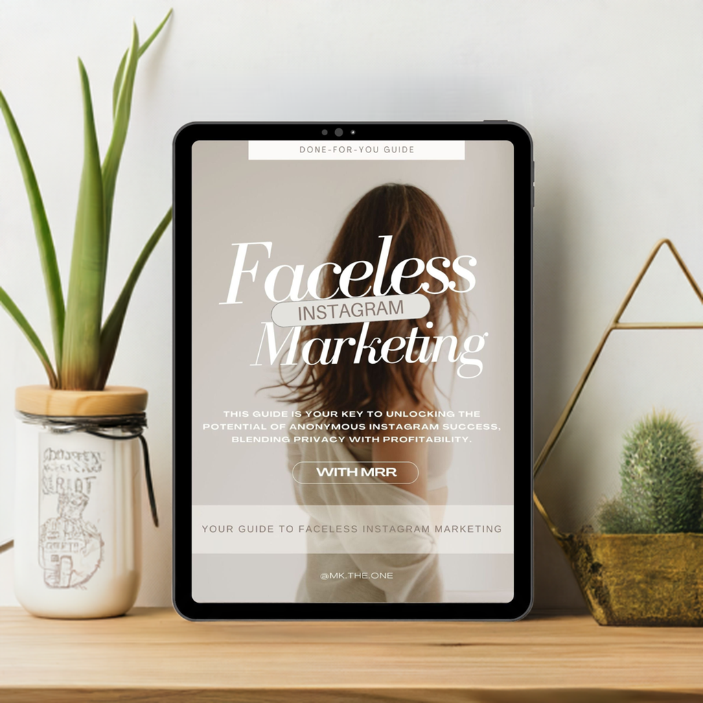 Faceless Instagram Marketing Guide (with Resell Rights)