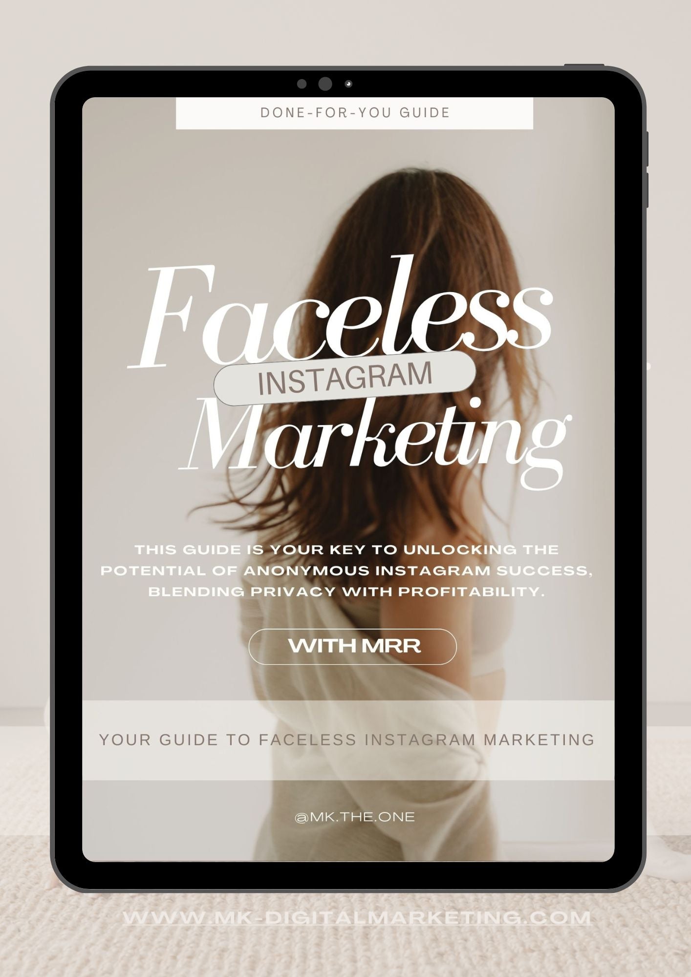 Faceless Instagram Marketing Guide (with Resell Rights)