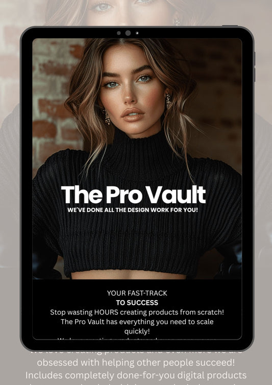 ✨ The Pro Vault – Your Digital Product Starter Kit