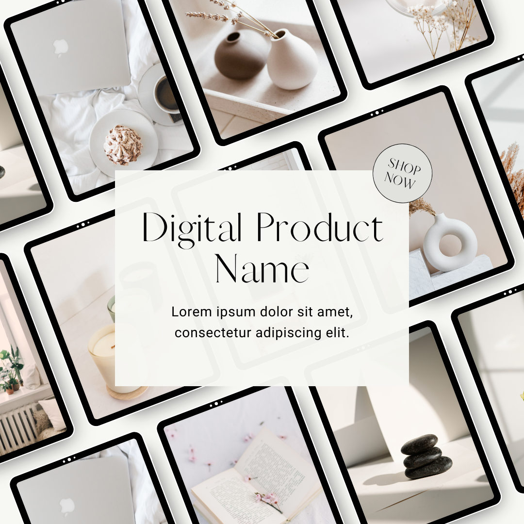100 Instagram-Beiträge zu digitalen Produkten 