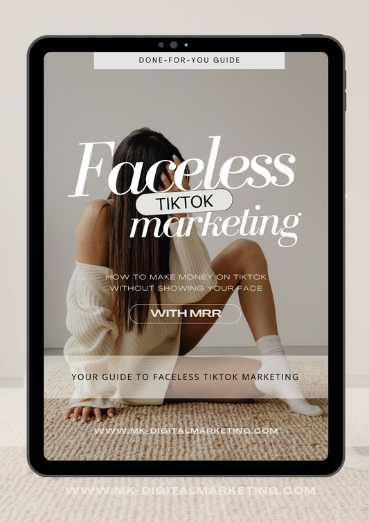 Faceless TikTok Marketing eBook (with Resell Rights)