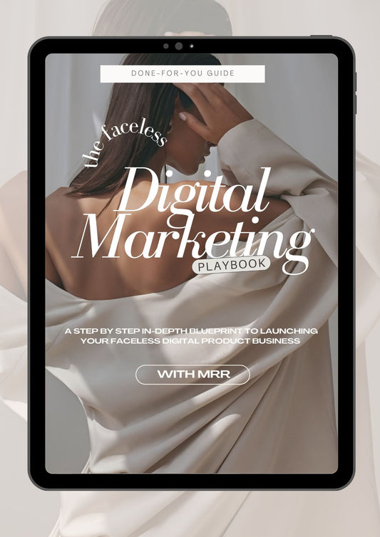 The Faceless Digital Marketing Playbook (with Resell Rights)